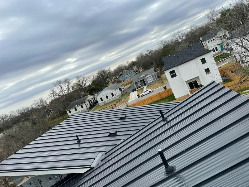 Standing seam metal roof panels with vents for Skylight Repair in Goodlettsville